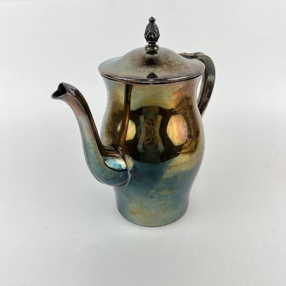 William Rogers Paul Revere Coffee Tea Pot Reproduction - Picture 5 of 7